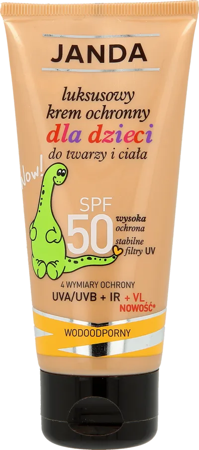 Janda Luksusowy krem ochronny dla dzieci do twarzy i ciała SPF 50