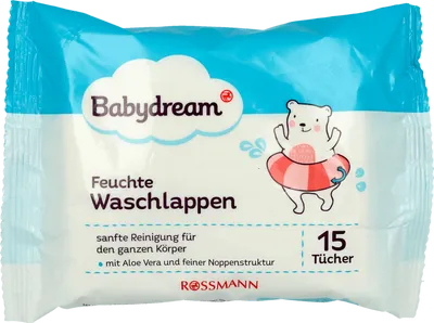 Babydream Feuchte Waschlappen (Chusteczki nawilżane dla niemowląt (nowa wersja))