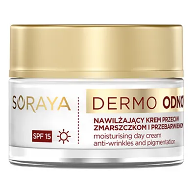 Soraya Dermo Odnowa 40+, Nawilżający krem przeciw zmarszczkom i przebarwieniom na dzień SPF 15