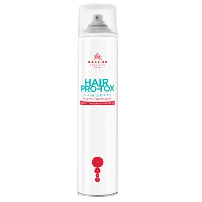 Kallos KJMN, Hair Pro-Tox Hair Spray (Lakier do włosów mocno utrwalający)