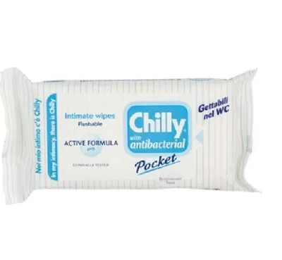 Chilly Intima Antibacterial Intimate Wipes (Chusteczki do higieny intymnej)