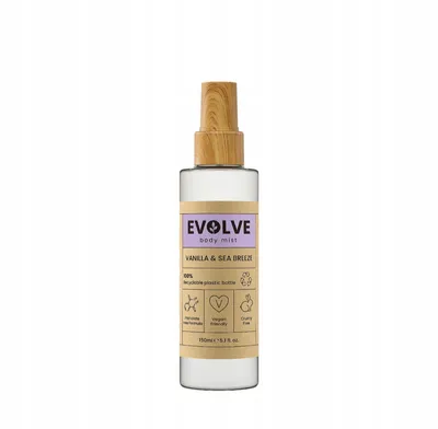 Evolve Organic Beauty Vanilla & See Breeze, Body Mist (Wanilia & Morska bryza, Mgiełka do ciała)