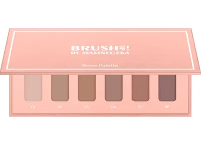 Brush Up by Maxineczka Brow Palette (Paleta cieni do brwi)