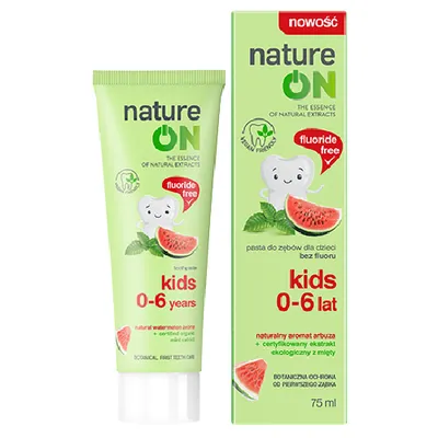 natureON Kids, Pasta do zębów dla dzieci bez fluoru