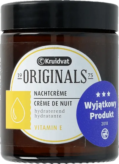 Kruidvat Originals, Nachtcreme Hydratenerd Vitamin E (Krem na noc nawilżający z witaminą E)