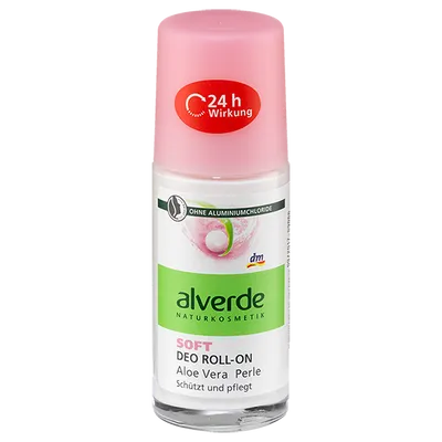 Alverde Deo Roll - On Soft Aloe Ver Perle (Dezodorant w kulce z aloesem i perłami)