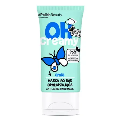 Floslek Oh Creamy, Odmładzająca maska do rąk `Amla`