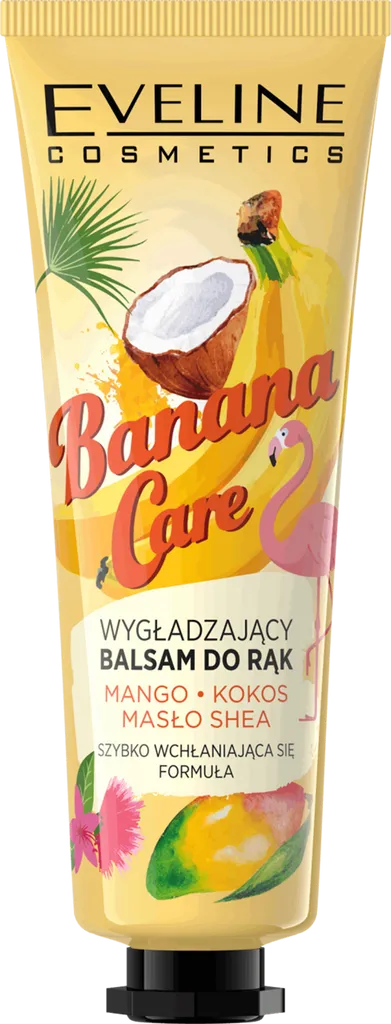 Eveline Cosmetics Banana Care, Wygładzający balsam do rąk