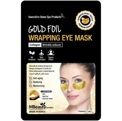 MBeauty Gold Foil Wrapping Eye Mask (Złote płatki pod oczy)