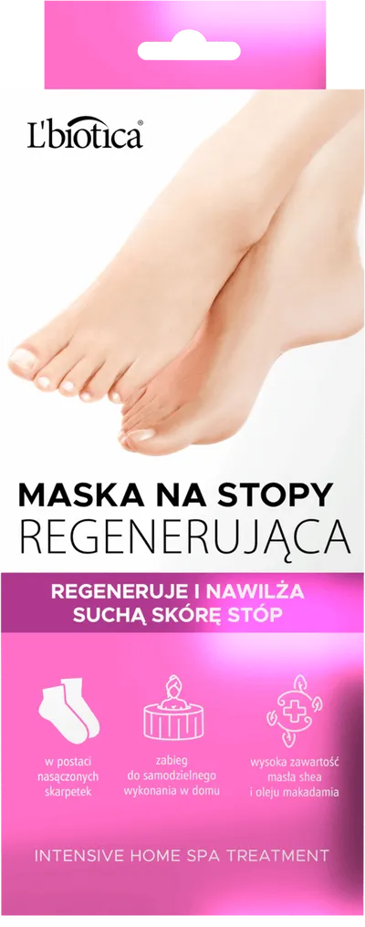 L'biotica Feet Regenerating Mask (Regenerująca maska na stopy (nowa wersja))