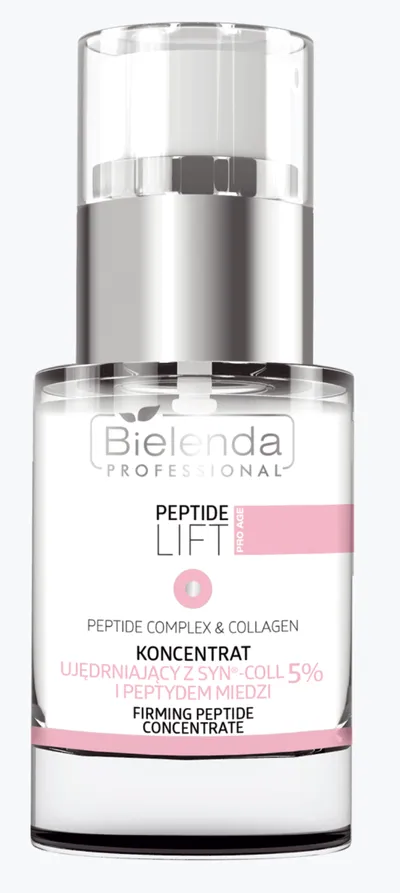 Bielenda Professional Peptide Lift, Koncentrat ujędrniający z syn®-coll 5% i peptydem miedzi