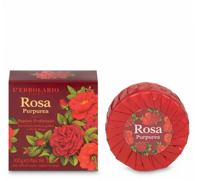 L'Erbolario Rosa Purpurea Sapone Profumato (Mydło perfumowane)