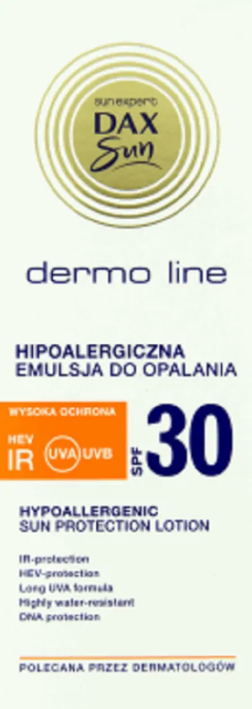 Dax Sun Dermo Line, Hipoalergiczna emulsja do opalania SPF 30