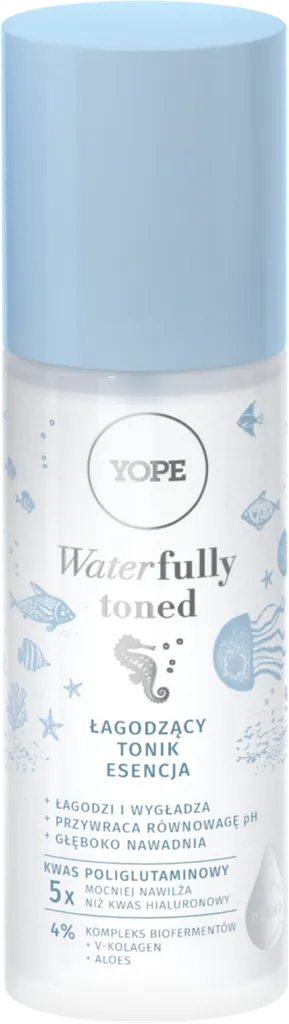 Yope Waterfully, Toned, Łagodzący tonik esencja