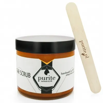 Purite Peeling solny z żółtą glinką `Mandarynka + grejpfrut`