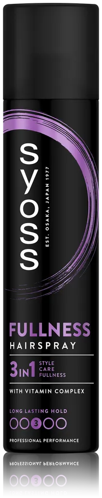 Syoss Fullness Hairspray 3 in 1 (Lakier do włosów zwiększający objętość)