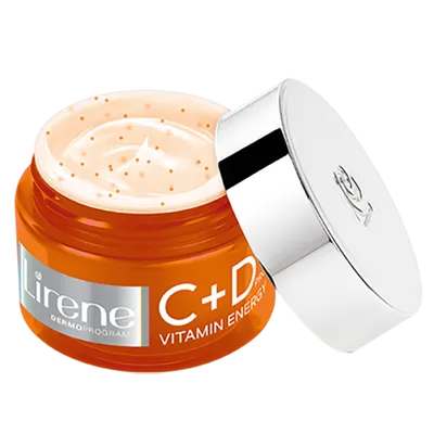 Lirene Dermoprogram C+D Pro Vitamin Energy, Odżywczy krem głęboko nawilżający na dzień i na noc do cery suchej i wrażliwej