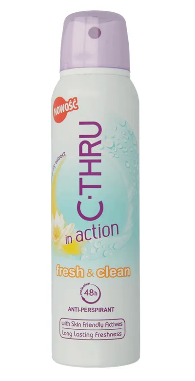C-Thru In Action Fresh & Clean Antiperspirant Spray 48h (Dezodorant antyperspiracyjny)