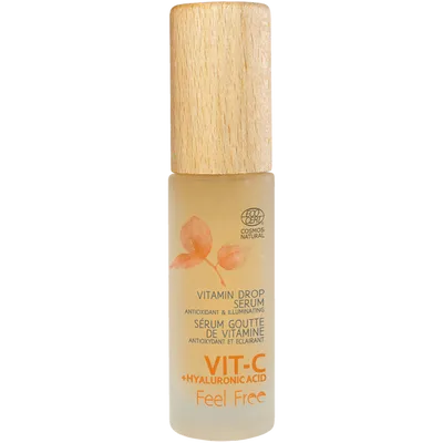 Feel Free Vit. C + Hyaluronic Acid, Vitamin Drop Serum (Serum do twarzy z witaminą C i kwasem hialuronowym)