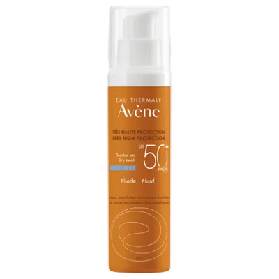 Eau Thermale Avene Fluide SPF 50+ (Fluid wodoodporny do skóry normalnej, mieszanej i wrażliwej)