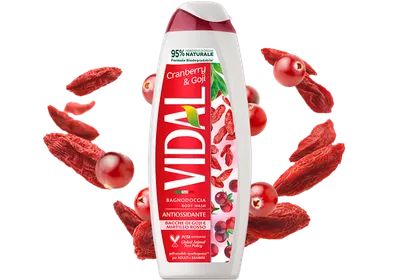 Vidal Cranberry & Goji Body Wash (Żel pod prysznic `Żurawina i jagody goji`)
