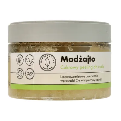 Manufaktura Piękna Cukrowy peeling do ciała `Modżajto`