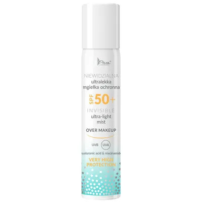 Laboratorium Kosmetyczne AVA Niewidzialna ultralekka mgiełka ochronna SPF 50+