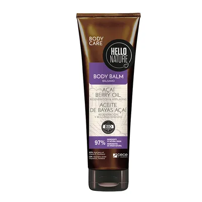 Cece of Sweden Hello Nature, Acai Berry Oil Body Balm (Balsam do ciała `Olejek z jagód acai`)