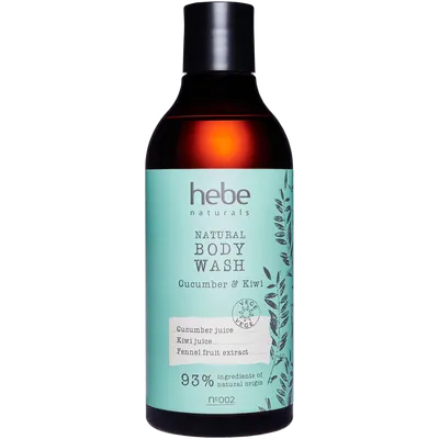 Hebe Naturals, Żel pod prysznic `Ogórek & kiwi`