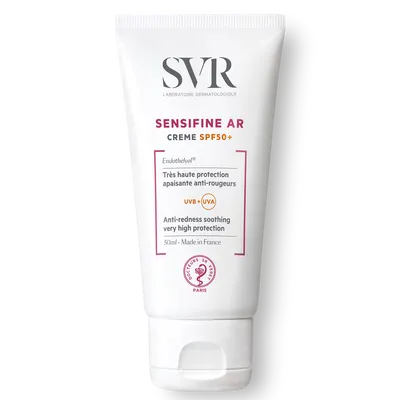 SVR Sensifine AR Creme SPF50+ (Kojący krem z bardzo wysoką ochroną przeciwsłoneczną dla skóry naczynkowej (stara wersja))