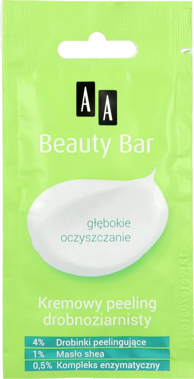 AA Beauty Bar, Kremowy peeling drobnoziarnisty `Głębokie oczyszczanie`