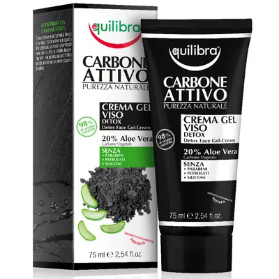 Equilibra Carbone Attivo Crema Gel Viso (Krem-żel z aktywnym węglem)