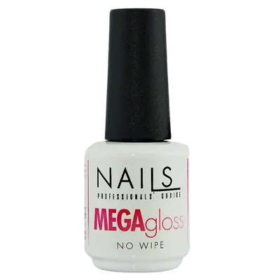 Nails Professionals' Choice Mega Gloss Top No Wipe (Top nabłyszczający)