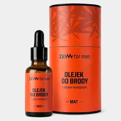 Zew For Men Olejek do brody z olejem konopnym MAT