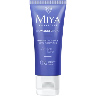 Miya Cosmetics myWONDERBALM Call Me Later (Regenerująco-odżywczy krem z masłem shea, do twarzy, rąk i ciała)