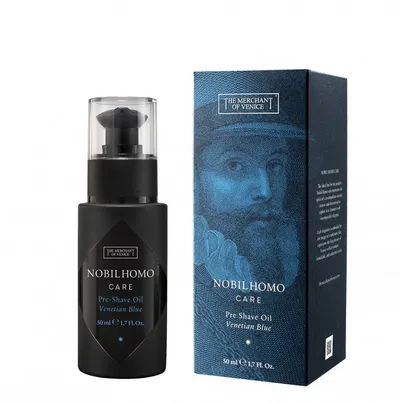 The Merchant of Venice Nobil Homo Care, Venetian Blue,  Pre- Shave Oil (Perfumowany olejek przed goleniem)