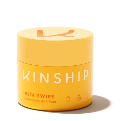 Kinship Insta Swipe, Lemon Honey AHA Pads (Płatki złuszczające do twarzy)