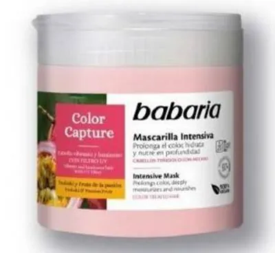 Babaria Natural Cosmetics Color Capture, Intensive Mask (Maska do włosów farbowanych)
