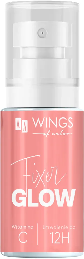 AA Wings of Color Fixer Glow, Mgiełka rozświetlająca utrwalająca makijaż