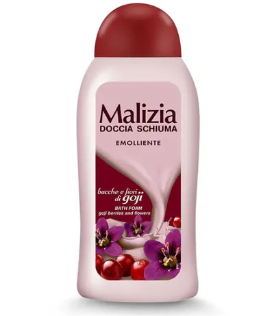 Malizia Goji Berries and Flowers, Bath Foam (Jagody Goji i Kwiaty, Żel pod prysznic)