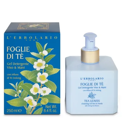 L'Erbolario Foglie di Te Gel Detergente Viso & Mani (Żel do mycia twarzy i rąk)