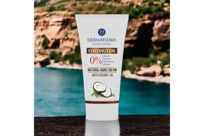 Dermaflora Natural Cosmetics Coconut Oil Natural Hand Cream (Naturalny krem do rąk `Olej kokosowy`)