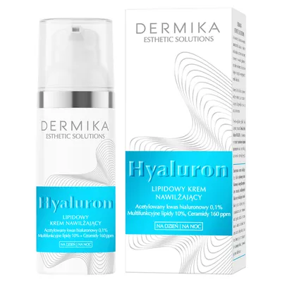 Dermika Esthetic Solutions, Hyaluron, Lipidowy krem nawilżający na dzień i na noc