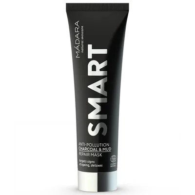 Madara Organic Skincare Smart Antioxidants, Anti-Pollution Charcoal & Mud Repair Mask (Oczyszczająca maseczka do twarzy z glinką i węglem)