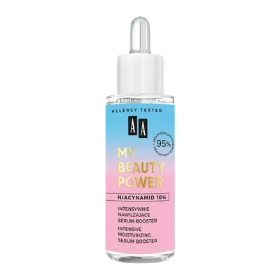 AA My Beauty Power, Intensywnie nawilżające serum-booster `Niacynamid 10%`