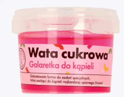 Manufaktura Piękna Galaretka do kąpiel `Wata cukrowa`