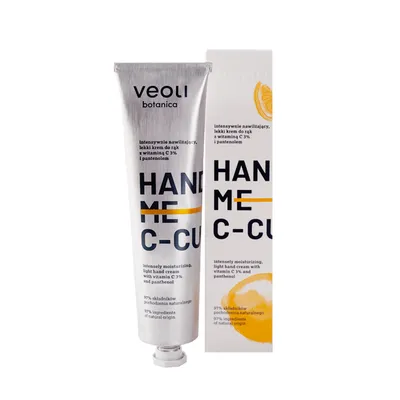 Veoli Botanica Hand Me C-Cure (Intensywnie nawilżający krem do rąk z witaminą C 3% i pantenolem)