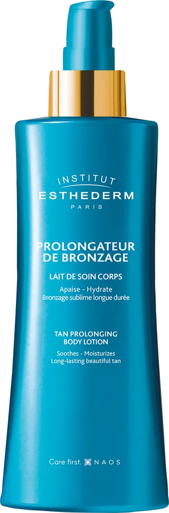 Institut Esthederm Tan Prolonging Body Lotion (Regenerujący i nawilżający balsam do ciała po opalaniu, przedłużający trwałość opalenizny i nadający jej blask.​)