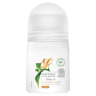 Dove Powered By Plants, 24h Deodorant Roll-on Ginger (Dezodorant w kulce `Imbir`)