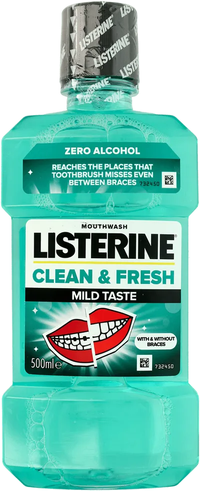 Listerine Clean & Fresh, Płyn do płukania jamy ustnej
